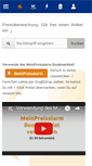 Mobile Screenshot of meinpreisalarm.de